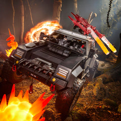 G.I. Joe Cobra Night Attack 4-WD Stinger side mirrors and visibility features for authentic look.