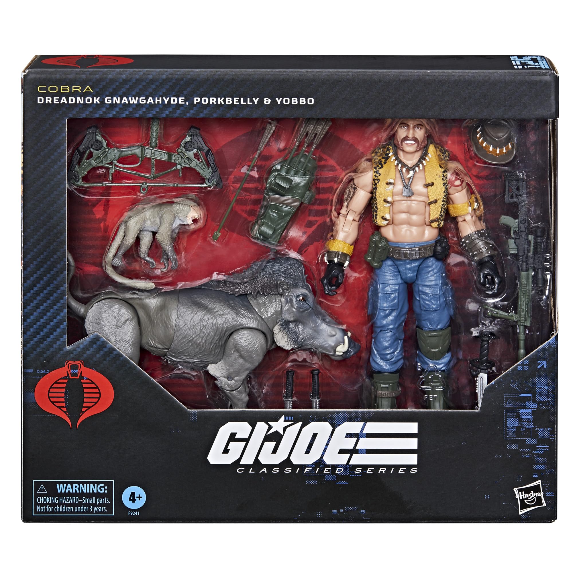 G.I. Joe Gnawgahyde with Porkbelly the warthog for dynamic diorama setups.