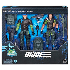 G.I. Joe Low-Light figure with backpack and gear for action poses.