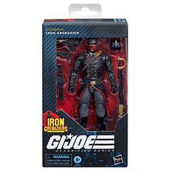 G.I. Joe Iron Grenadier in diorama pose showcasing articulation