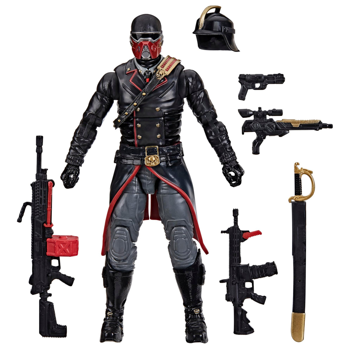 G.I. Joe Iron Grenadier front view with premium detailing for display