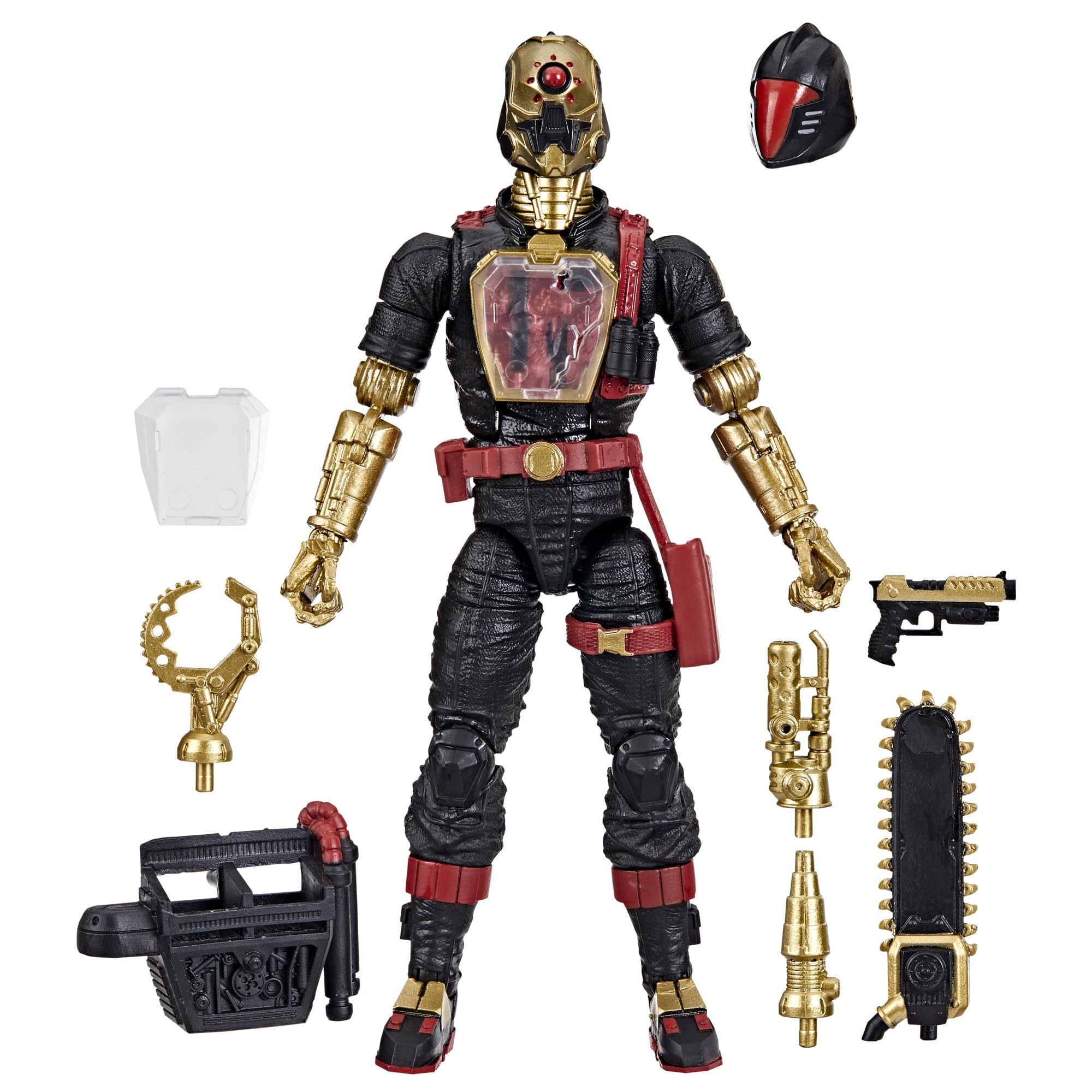 G.I. Joe Iron Grenadier B.A.T. figure front view highlighting premium articulation