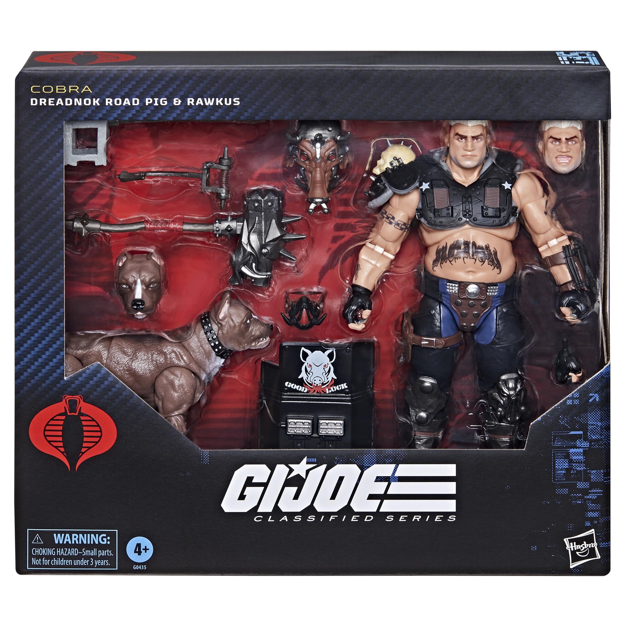 G.I. Joe Classified Rawkus figure with poseable articulation.