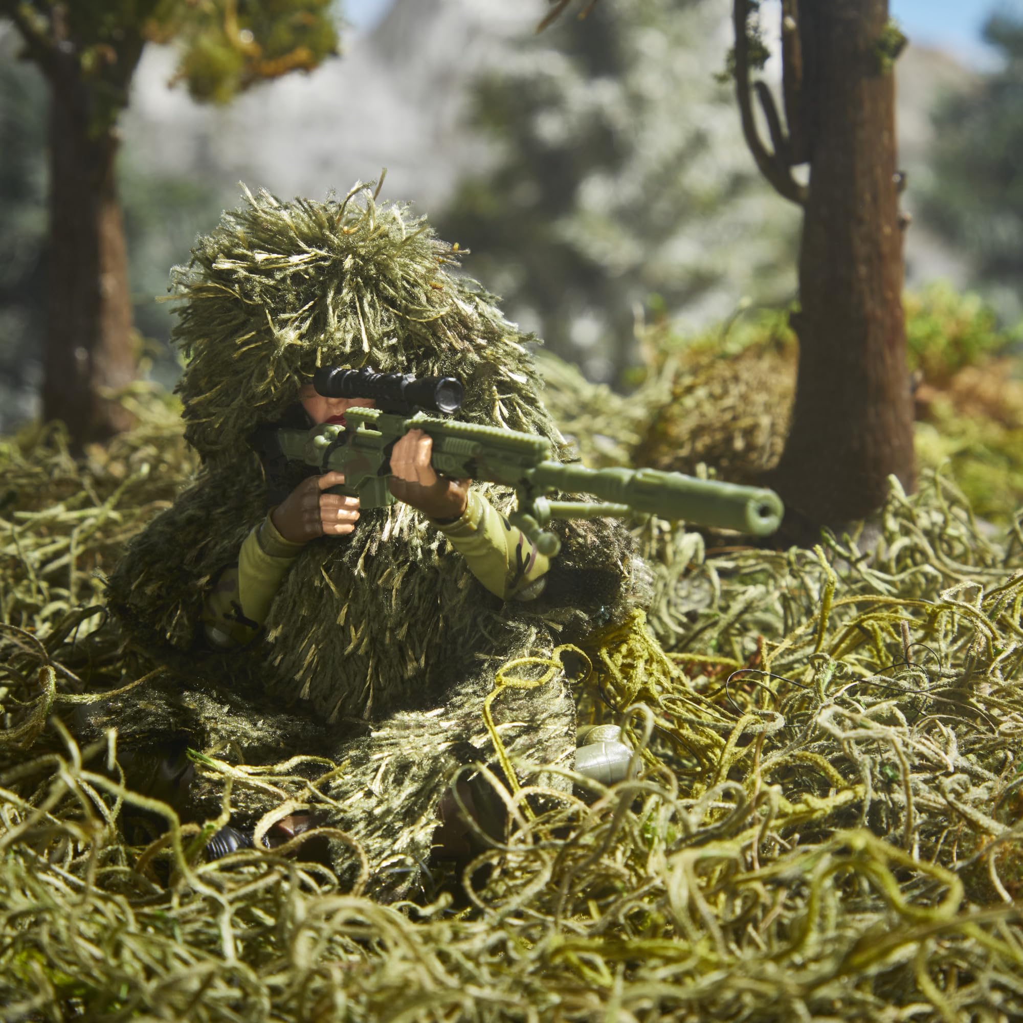 G.I. Joe 60th Anniversary sniper backpack adds authentic gear.
