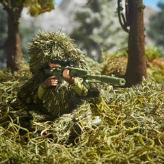 G.I. Joe 60th Anniversary sniper backpack adds authentic gear.