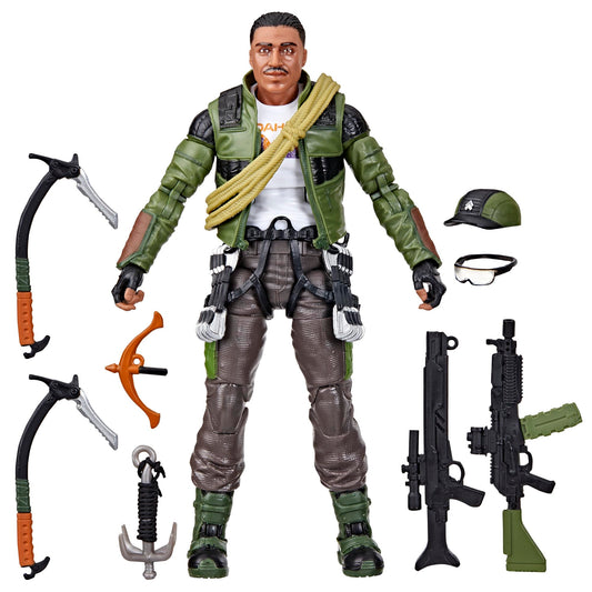 G.I. Joe Classified Albert Alpine Pine front view for dynamic display and poseable action