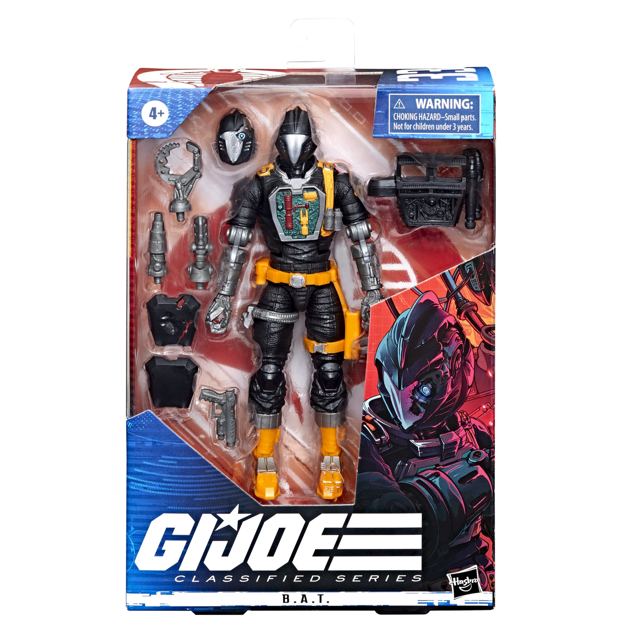 G.I. Joe BAT articulation close-up emphasizes range of pose options.