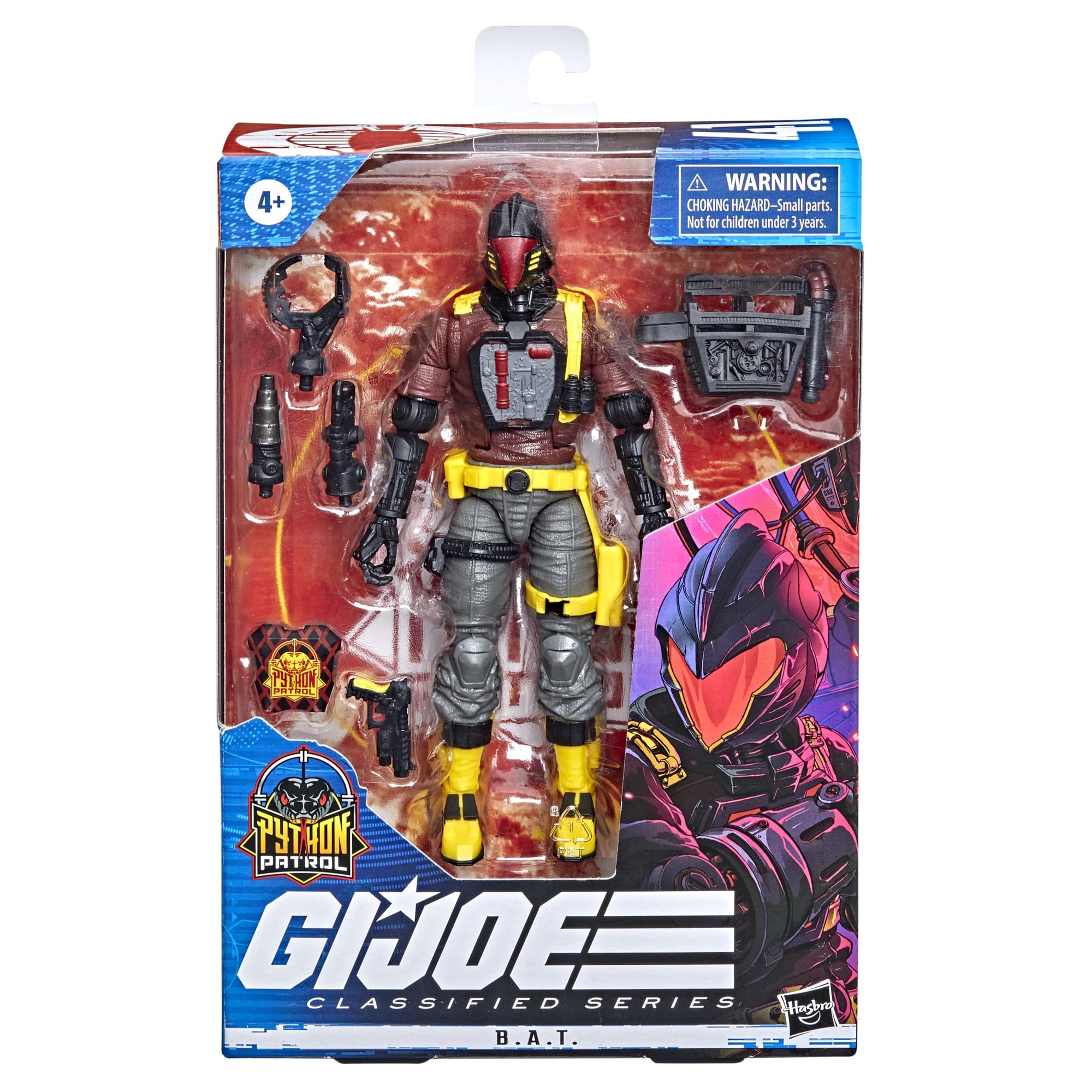 G.I. Joe BAT figure accessories enable dynamic display and play