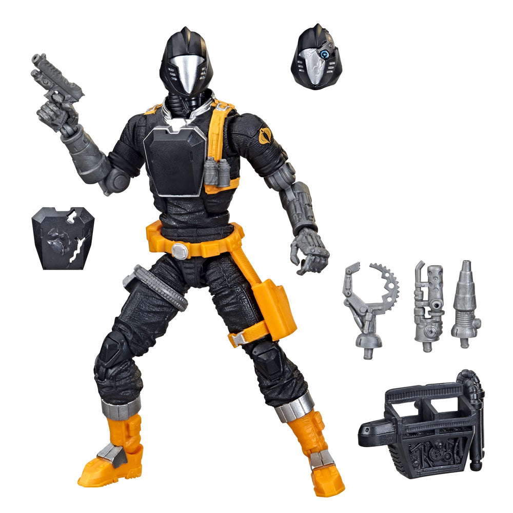 G.I. Joe BAT front view highlighting 6-inch scale and premium detailing for display.