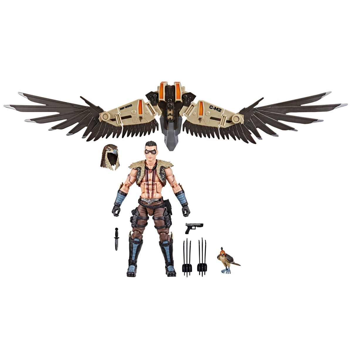 G.I. Joe CHIP Raptor Talon with wings for dramatic action poses.