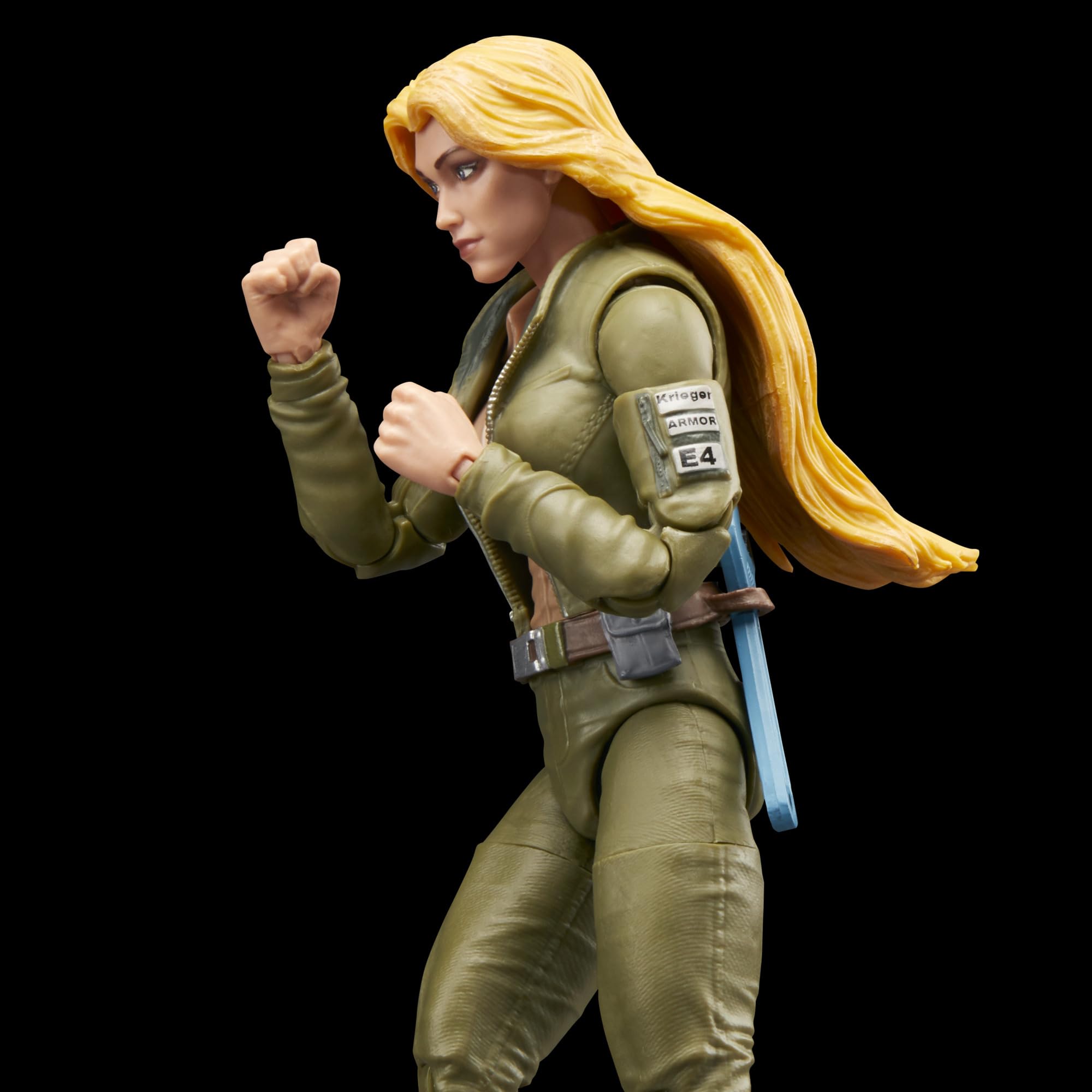 G.I. Joe Cover Girl Krieger alt head with cap for varied looks.