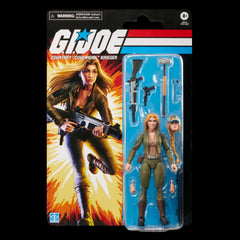 G.I. Joe Cover Girl Krieger dynamic poseability for diorama scenes.