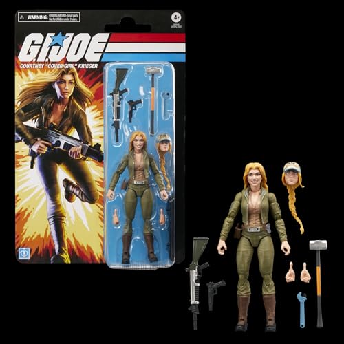 G.I. Joe Cover Girl Krieger blister-pack figure ideal for gifting.