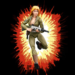 G.I. Joe Cover Girl Krieger classic cardback art for collection.