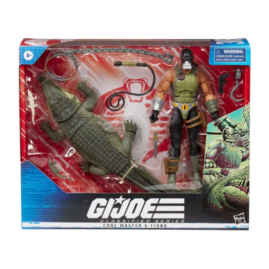 G.I. Joe Croc Master & Fiona art-pack packaging by Luke Preece for display appeal