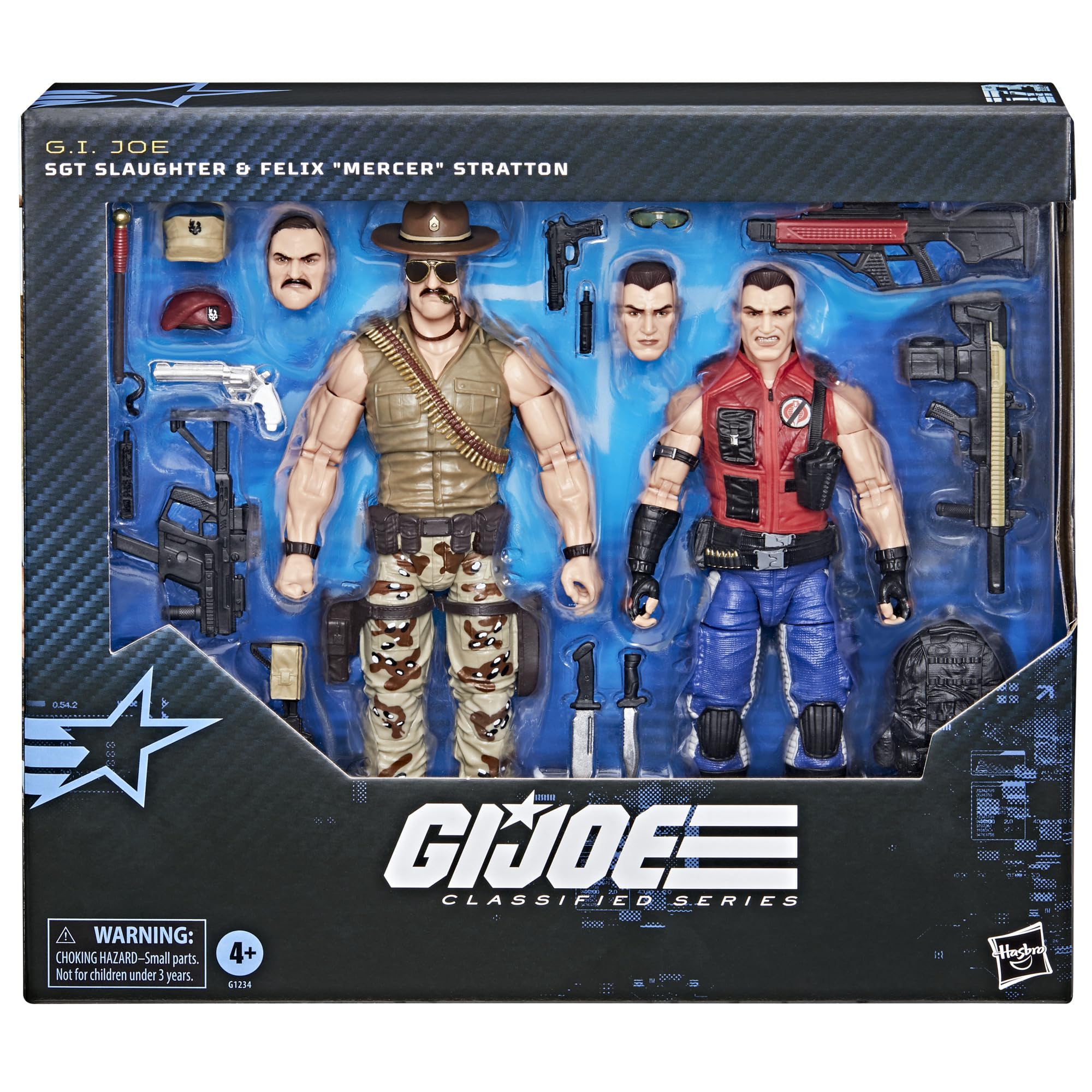 G.I. Joe Classified Felix Mercer Stratton figure with backpack enhances pose possibilities.