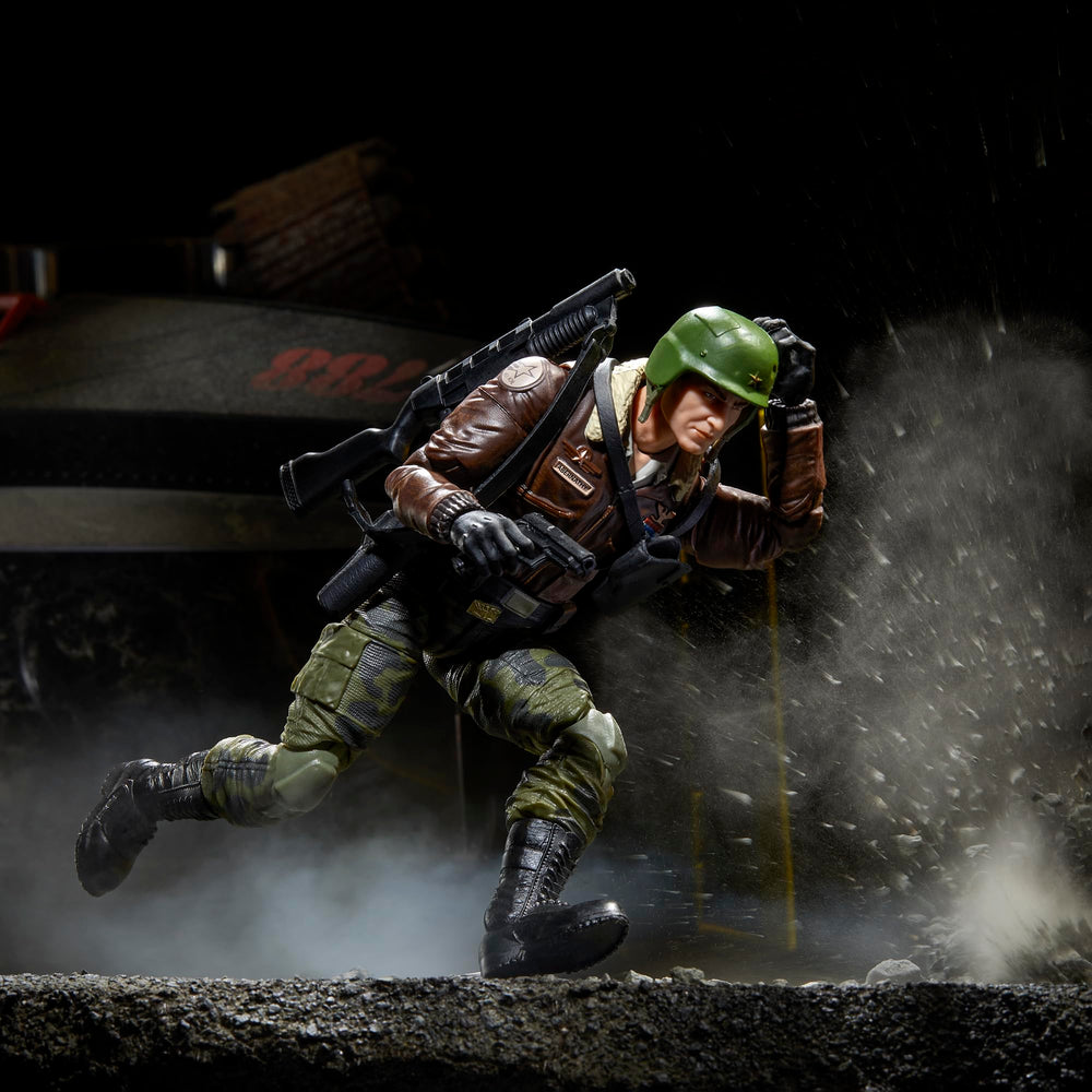 G.I. Joe Classified Hawk with detailed deco for realism in dioramas.