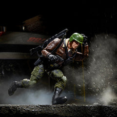 G.I. Joe Classified Hawk with detailed deco for realism in dioramas.