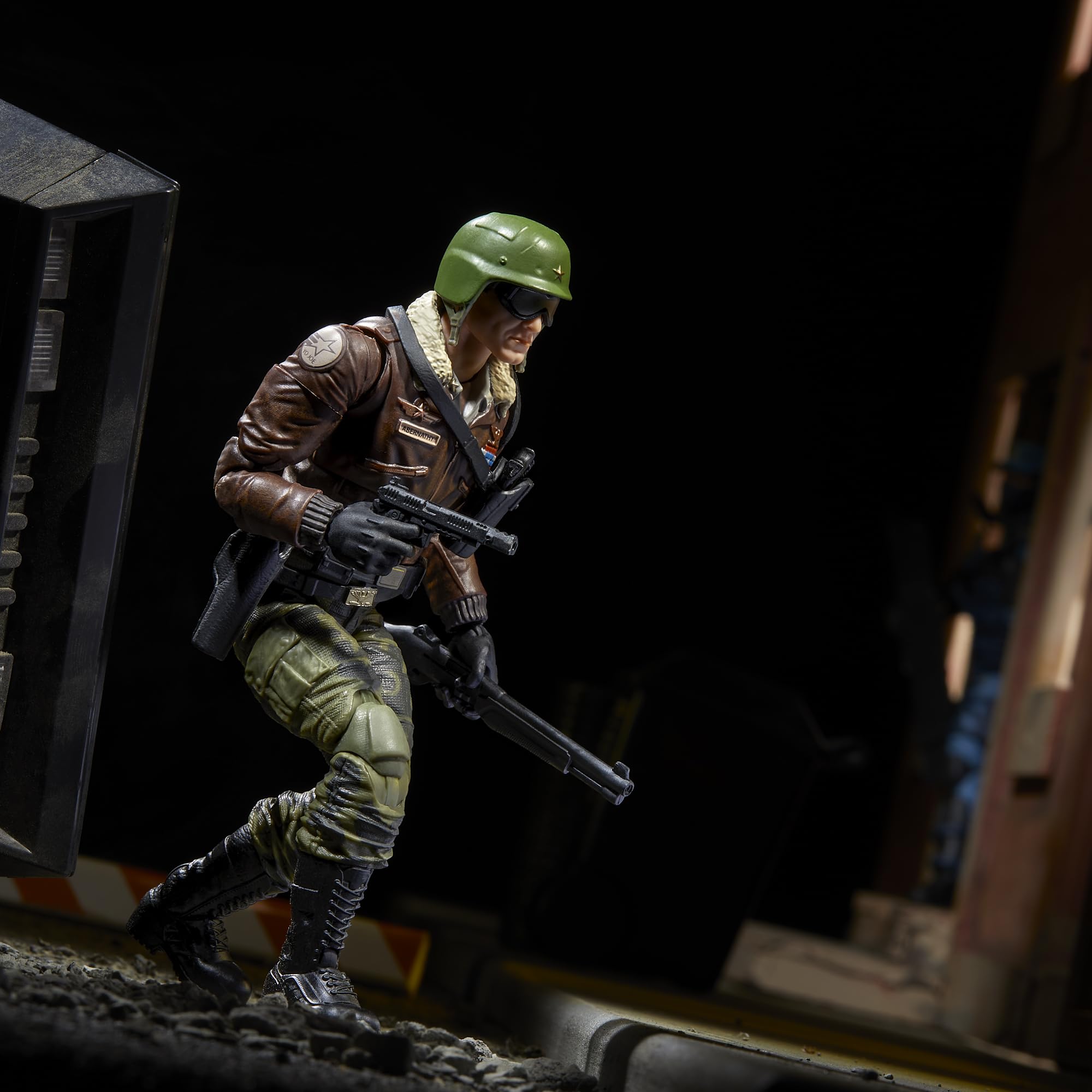 G.I. Joe Hawk footlocker included for secure storage and display.