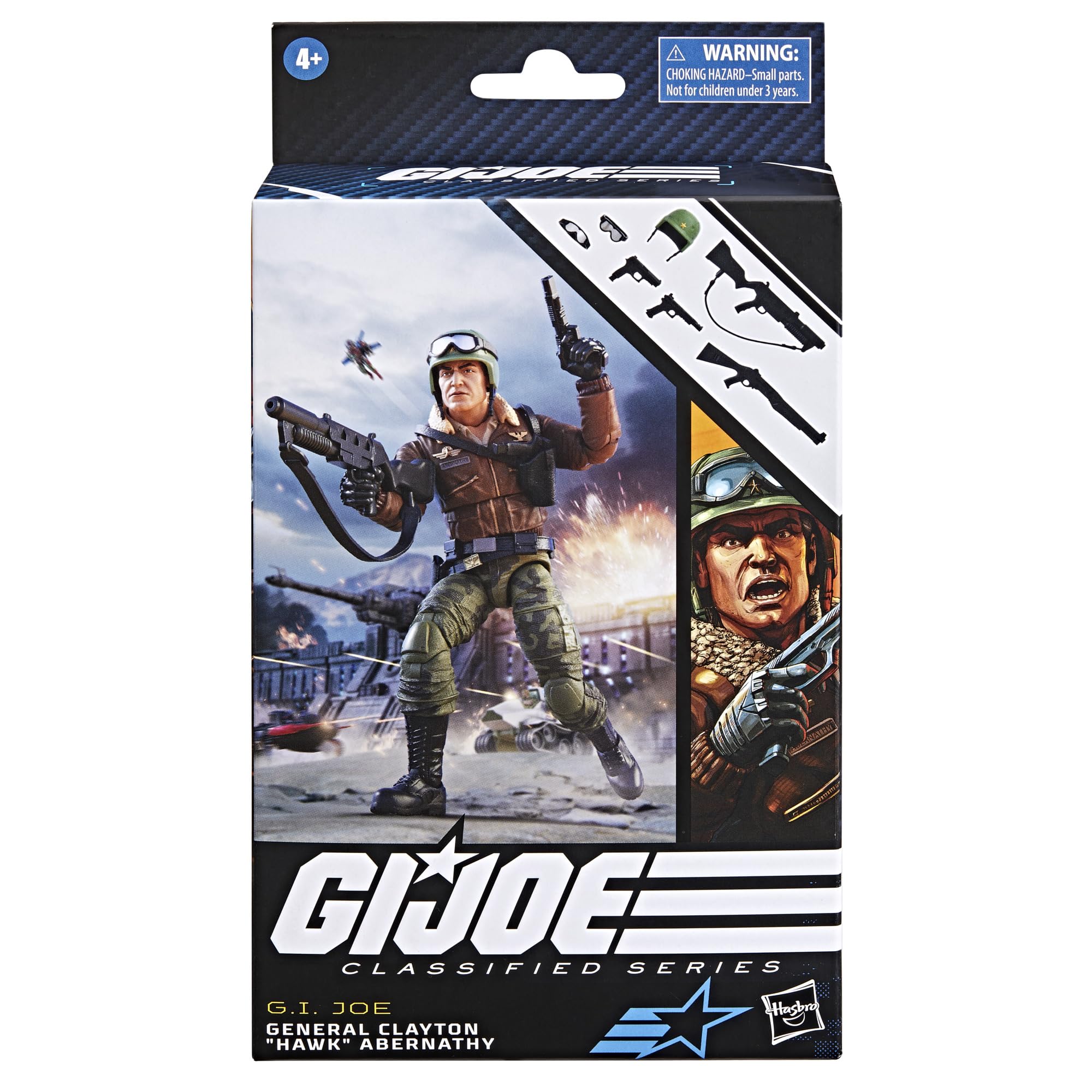 G.I. Joe Hawk helmet accessory for authentic battlefield look.