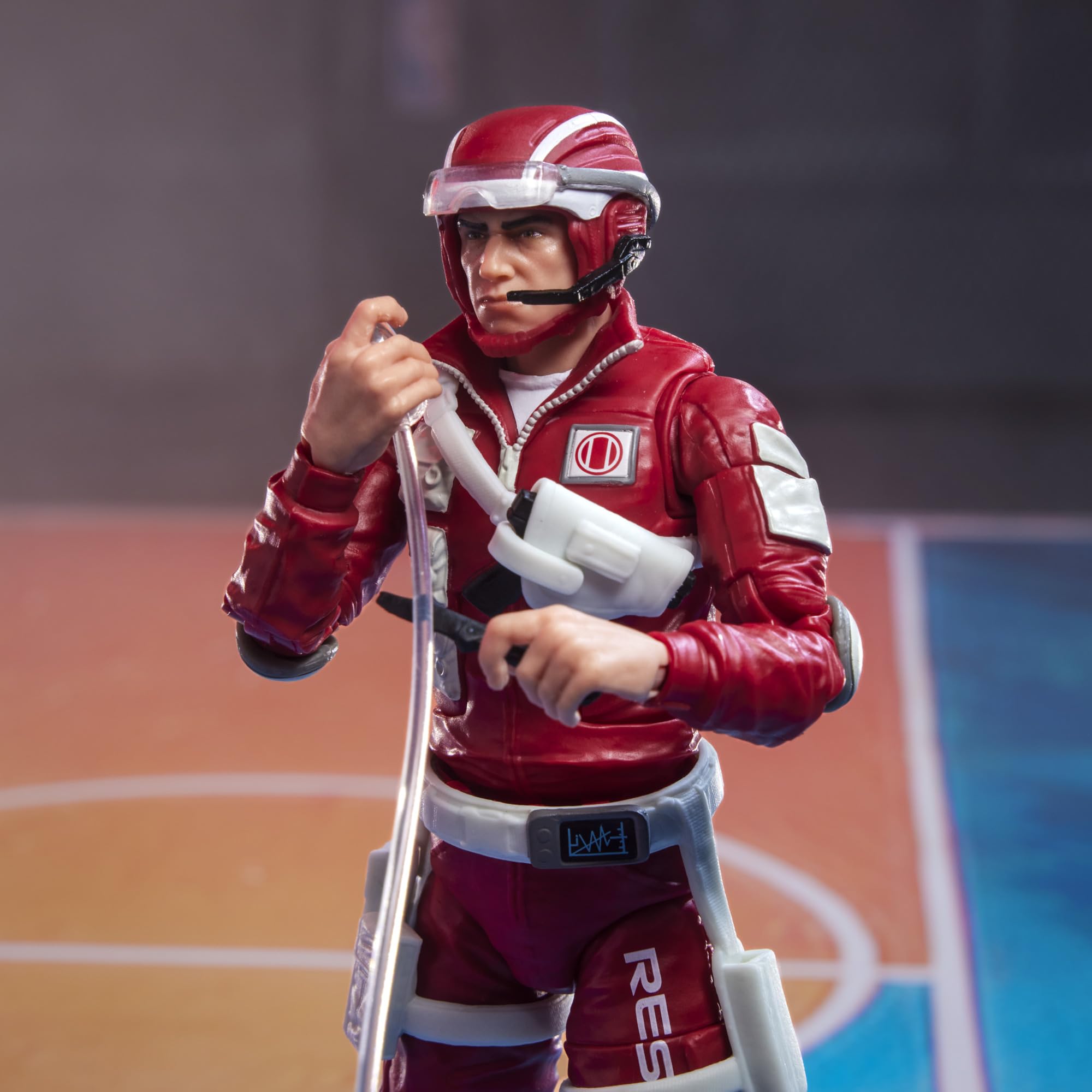 G.I. Joe Lifeline backpack included for realistic mission gear.