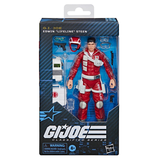 G.I. Joe Lifeline helmet for an authentic battle-ready look.