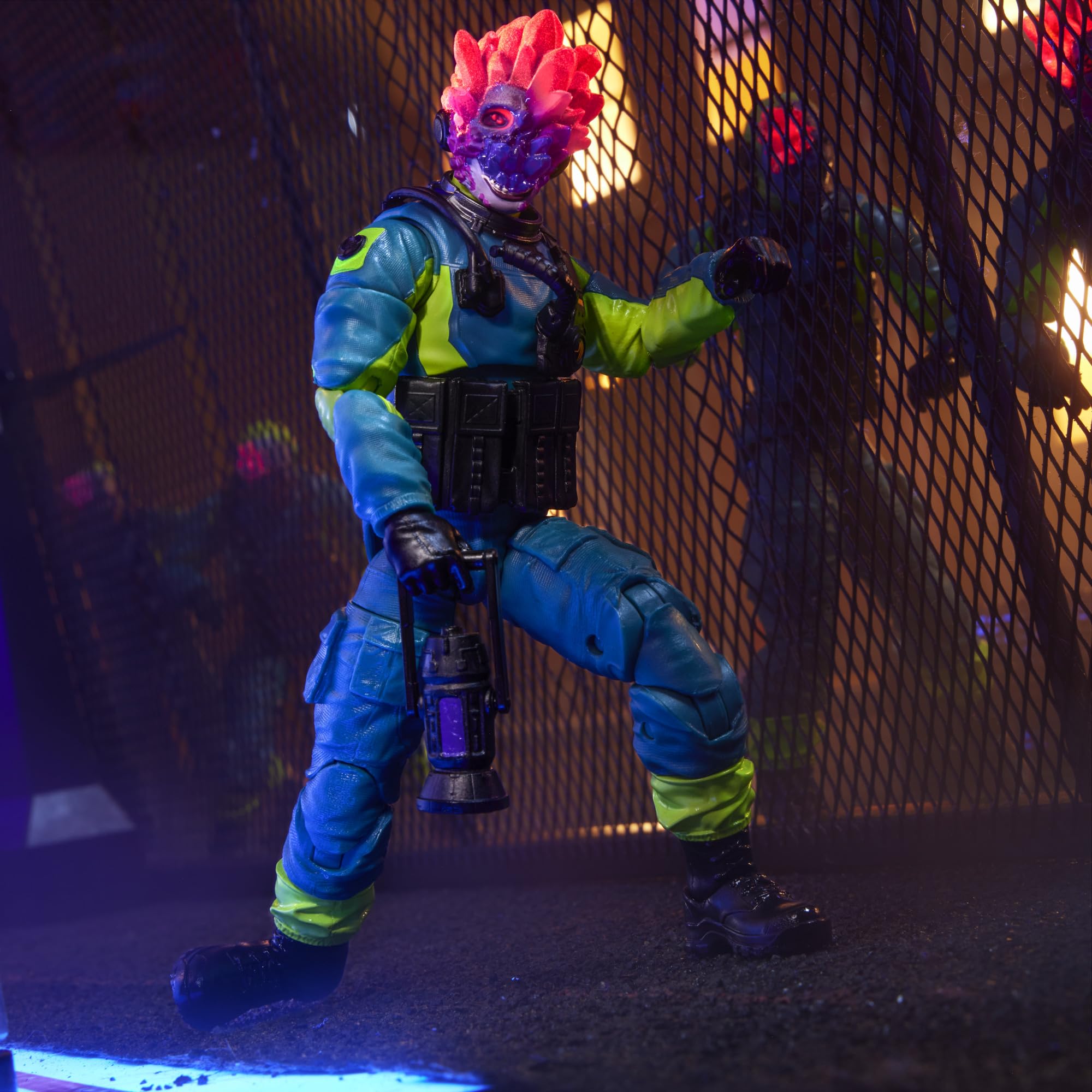 G.I. Joe Mole Rat Stage 2 backpack accessory enhances realism.
