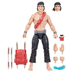 G.I. Joe Quick Kick front view for display and poseability