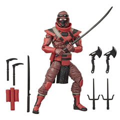 G.I. Joe Red Ninja figure with katana for dramatic action display.