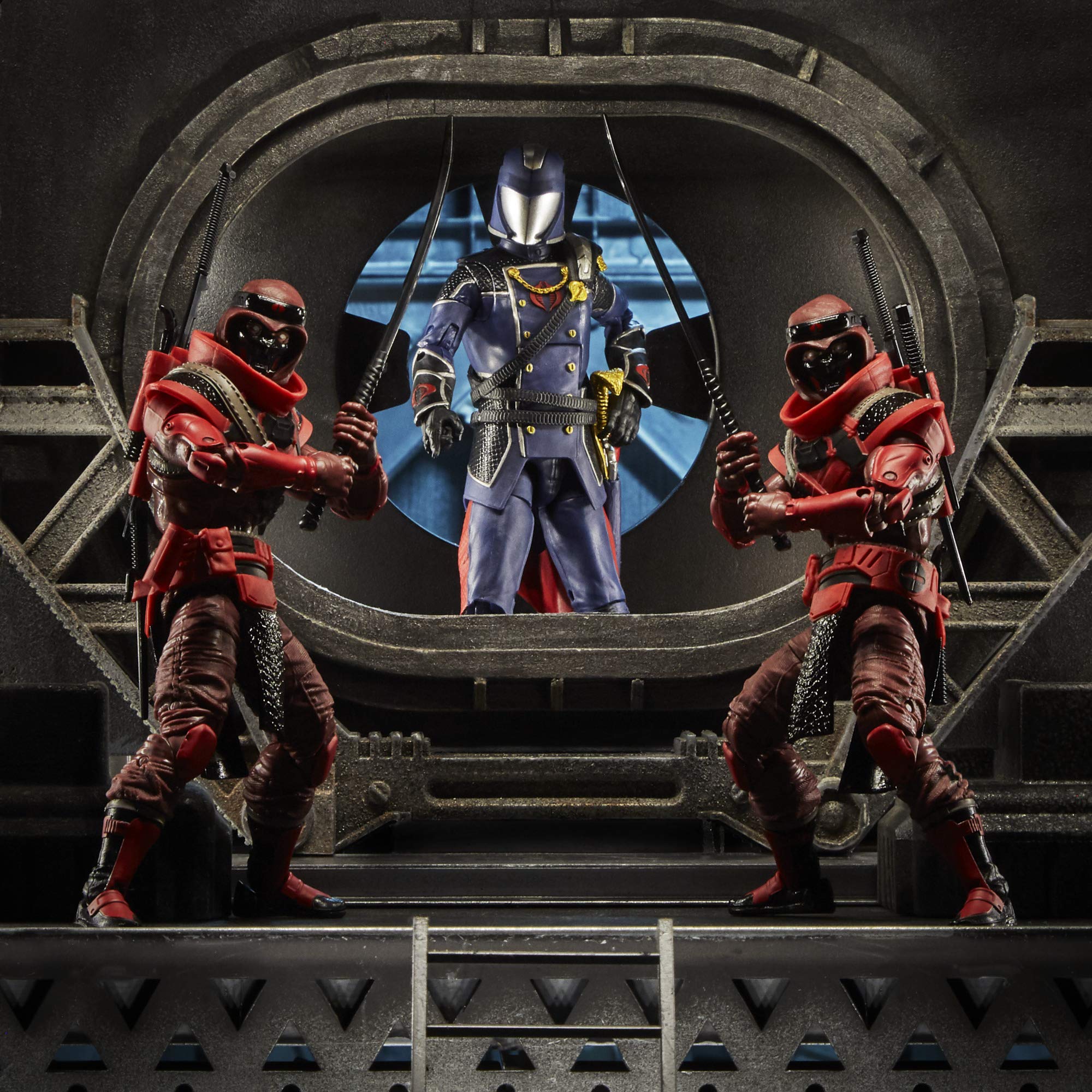 G.I. Joe Red Ninja articulation enables dramatic action poses.