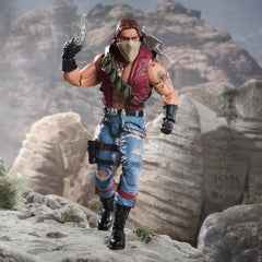 G.I. Joe Monkeywrench bandana mask adds classic Dreadnok silhouette.