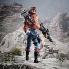 G.I. Joe Monkeywrench trident rifle offers distinctive weapon option.