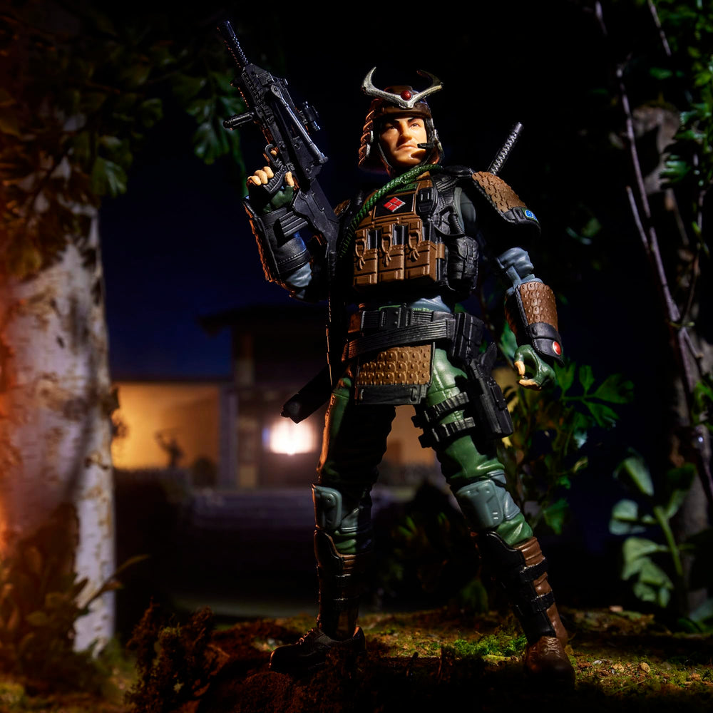 G.I. Joe Kyle Budo Jesso masked helmet detail highlights classic design.