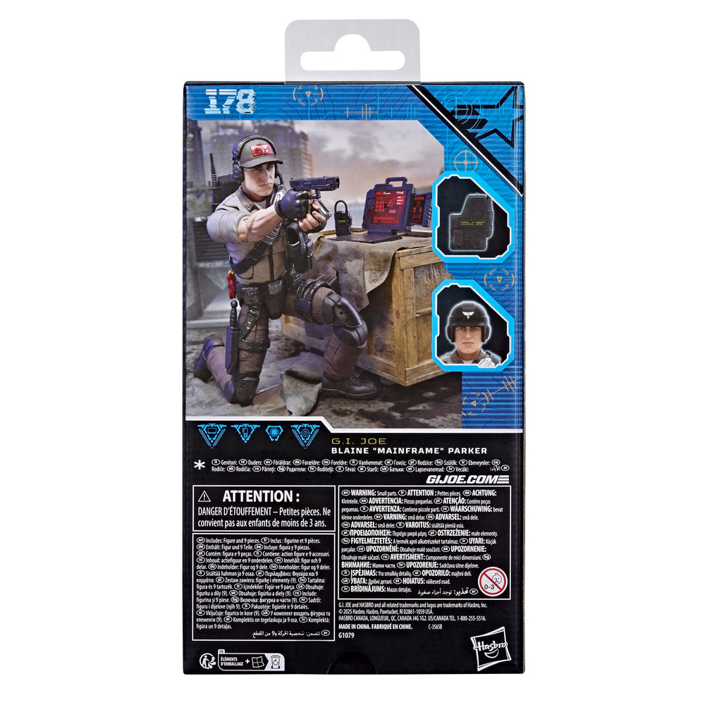 G.I. Joe Classified Series 178 artwork and window packaging