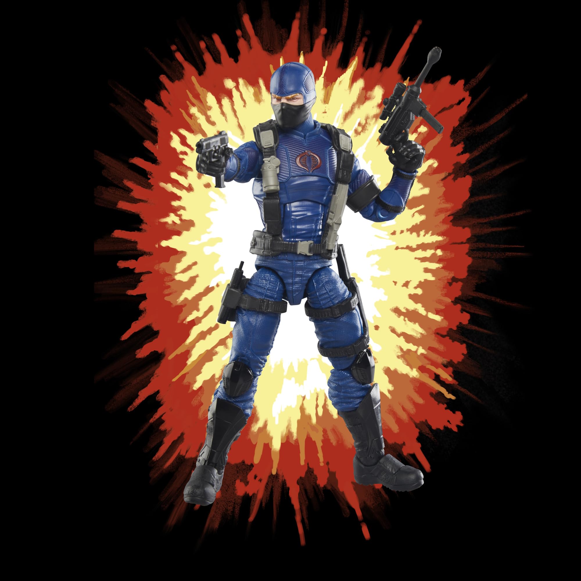 Figure stand supports stable poses for Cobra Trooper displays