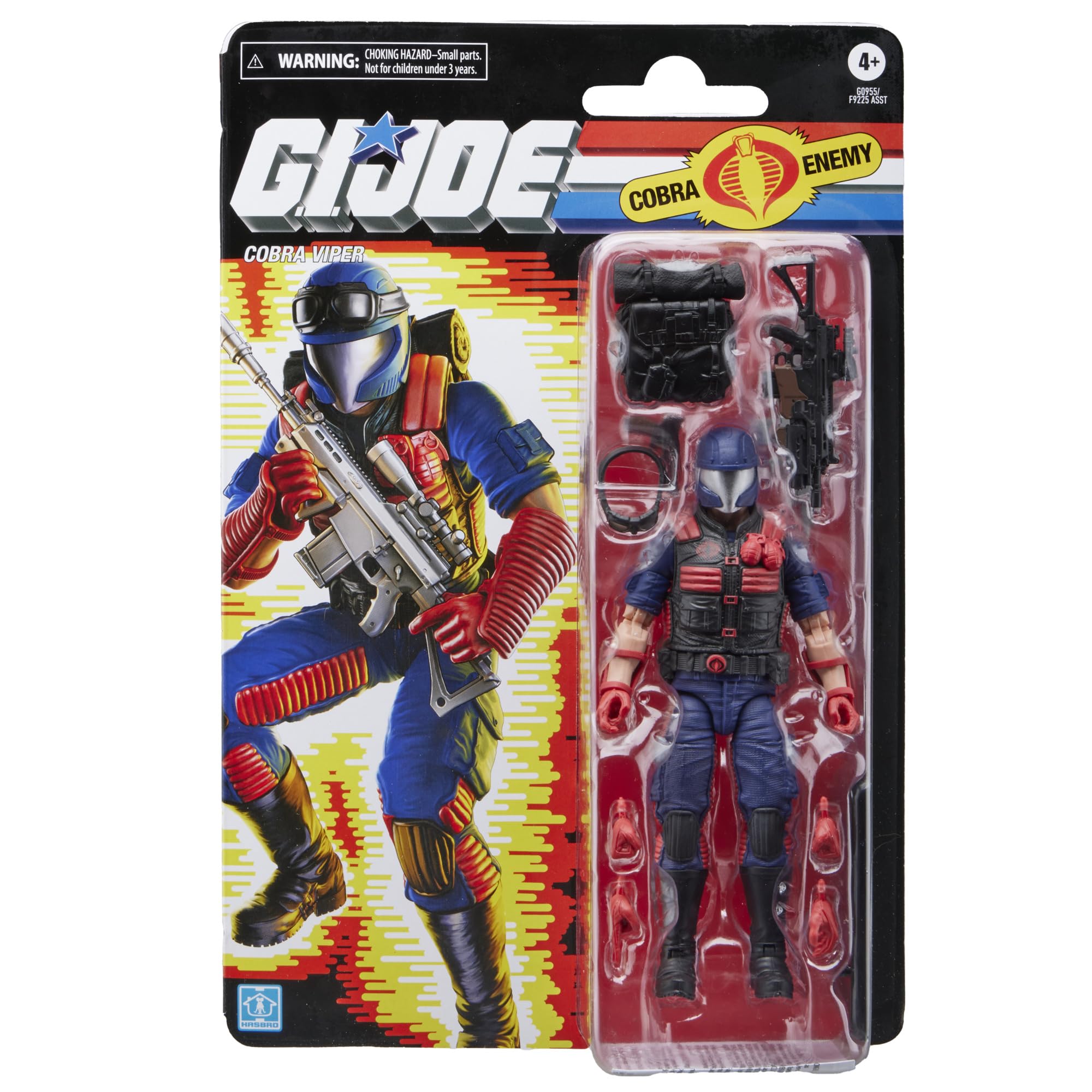 Accessories layout for Cobra Viper shows 13 pieces for imaginative play.