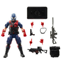 G.I. Joe Cobra Viper figure in front pose showcases poseability for display.