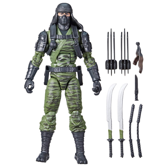 G.I. Joe Ralph Nunchuk Badducci front view showcases pose-ready 6-inch figure for display.