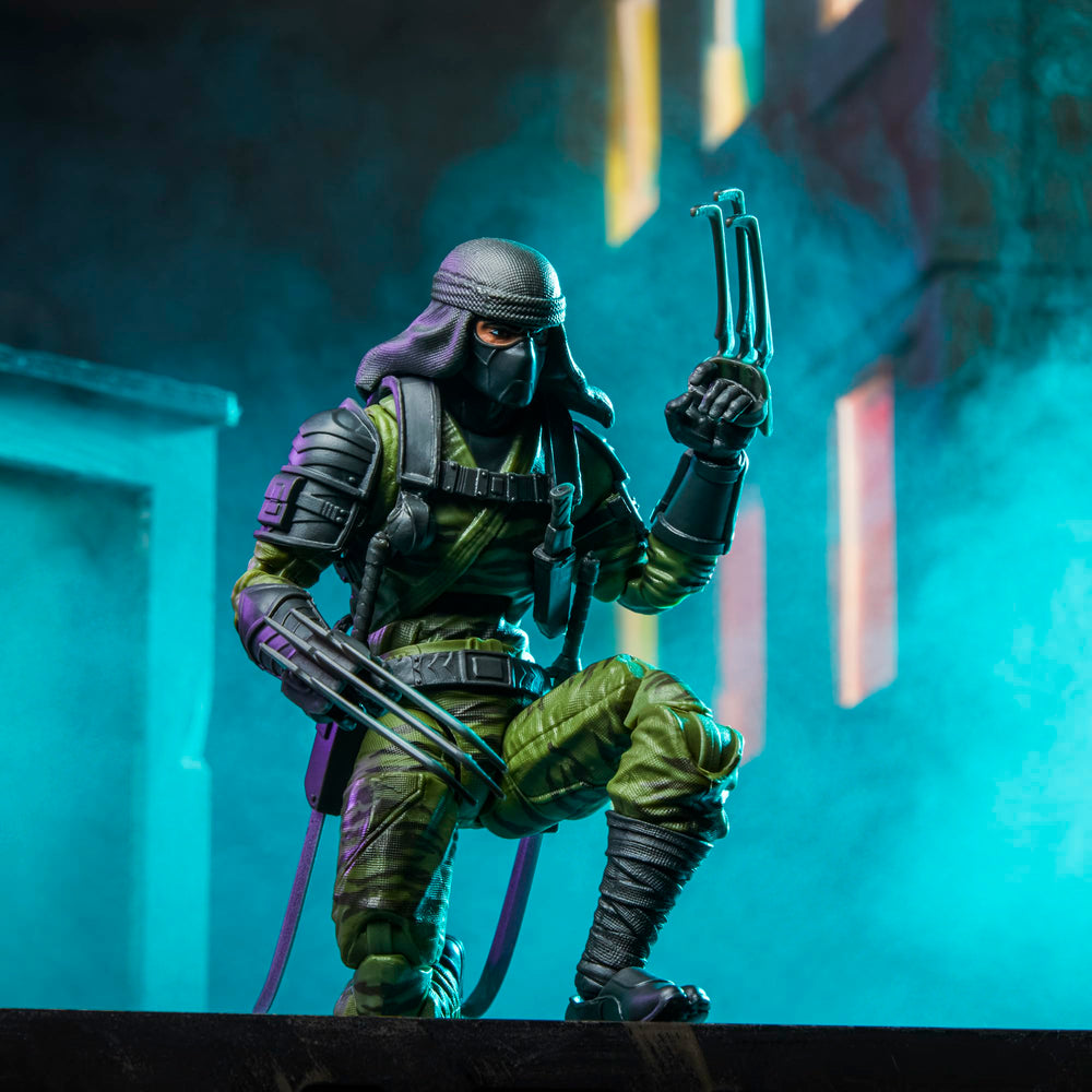 G.I. Joe Ralph Nunchuk Badducci swords and claws boost action-ready poses.
