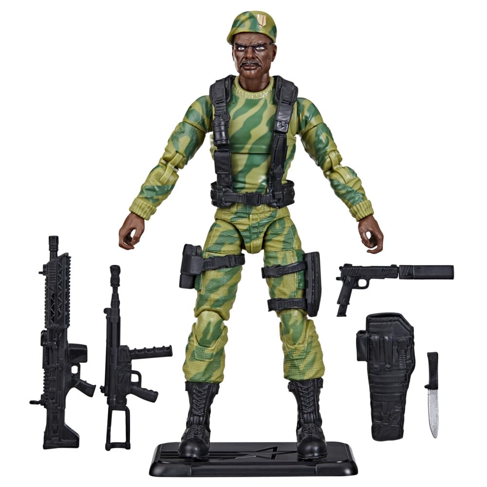 G.I. Joe Sgt. Stalker beret removal reveals classic field-op look