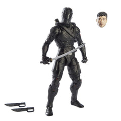 G.I. Joe Snake Eyes front-view figure with premium articulation for dynamic poses.