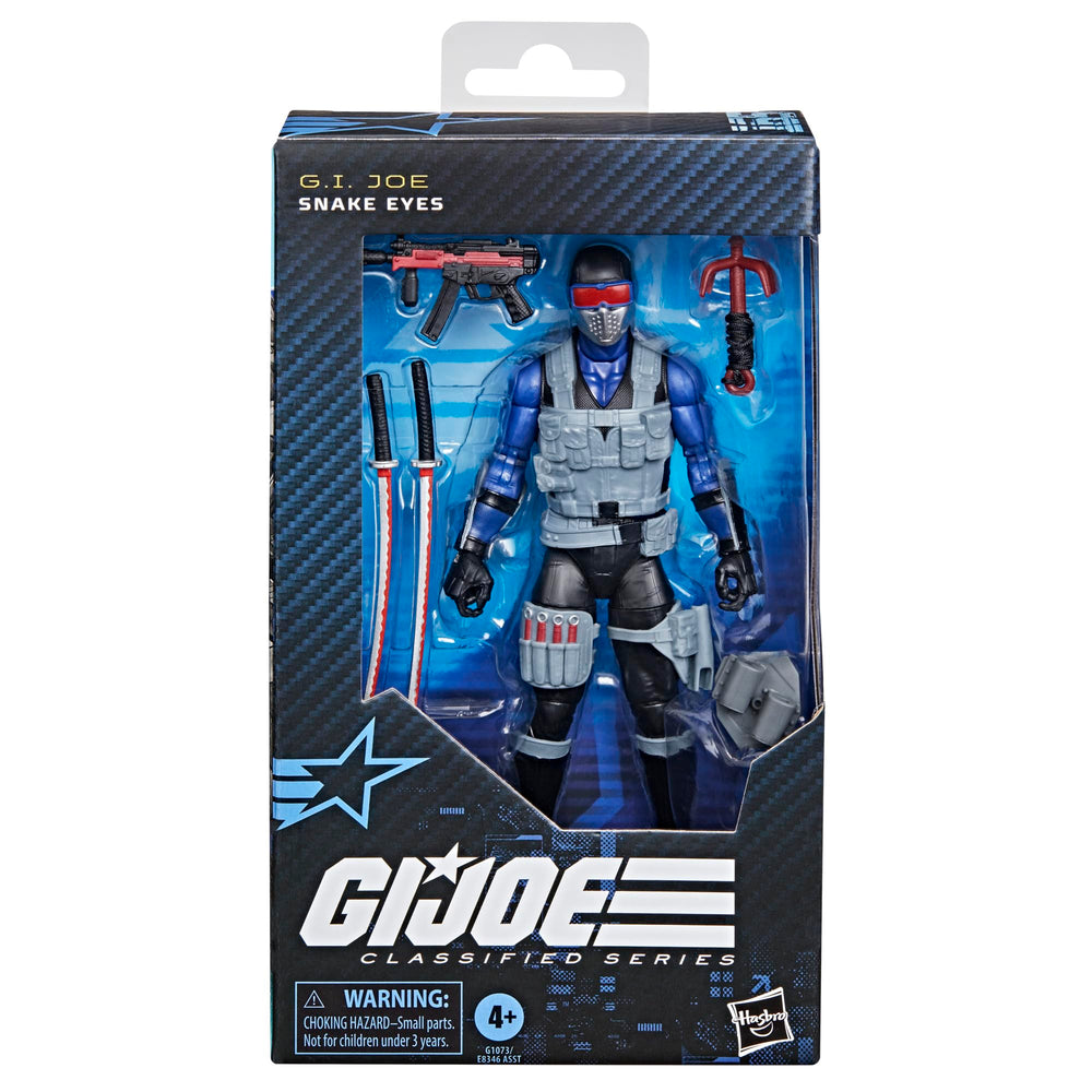 G.I. Joe Snake Eyes V4 dynamic pose ideal for shelf dioramas.