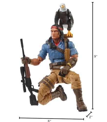 G.I. Joe Spirit Iron-Knife posed-action shot illustrating dynamic stance and high detail