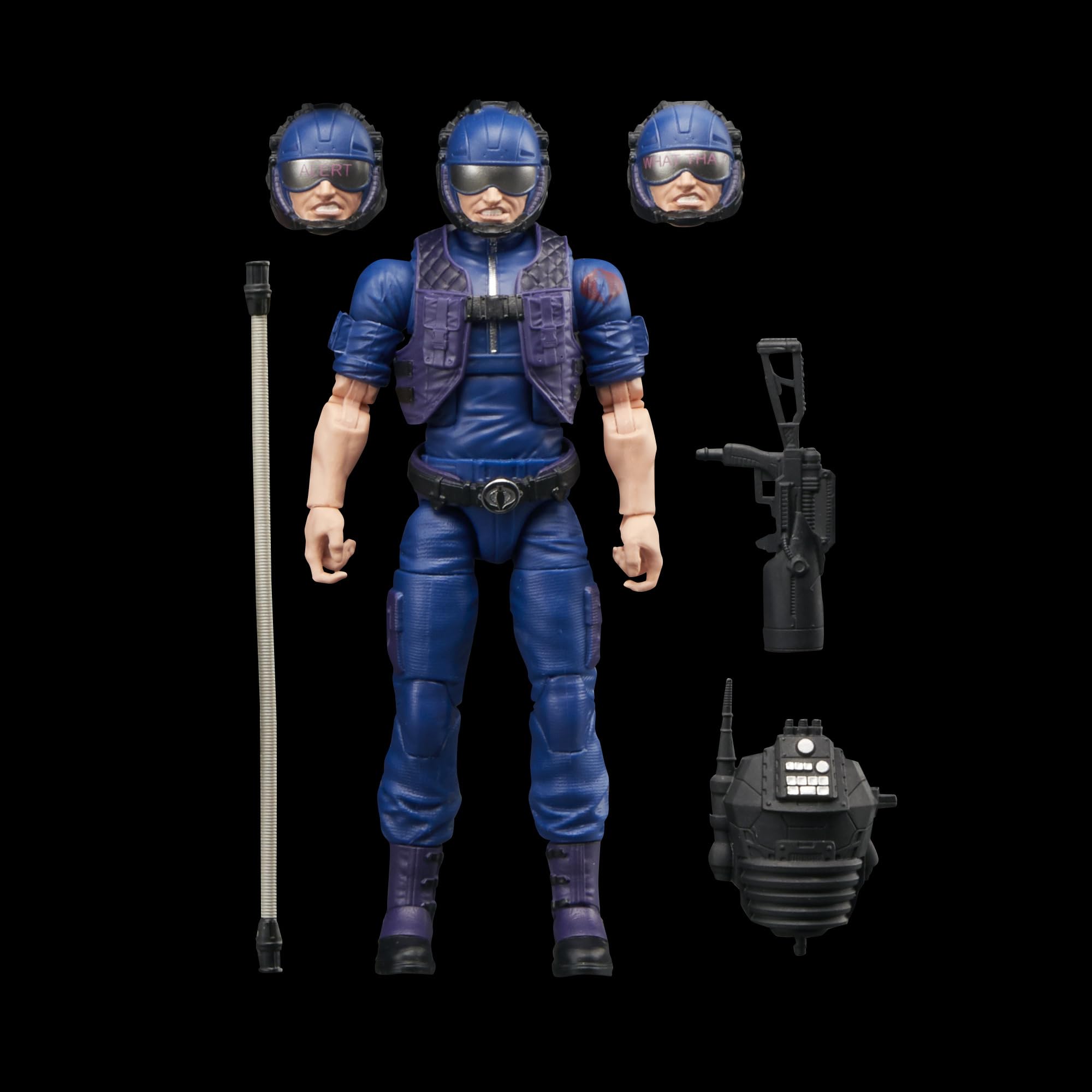 G.I. Joe Classified Tele-Viper articulation points invite dramatic battle-ready scenes.
