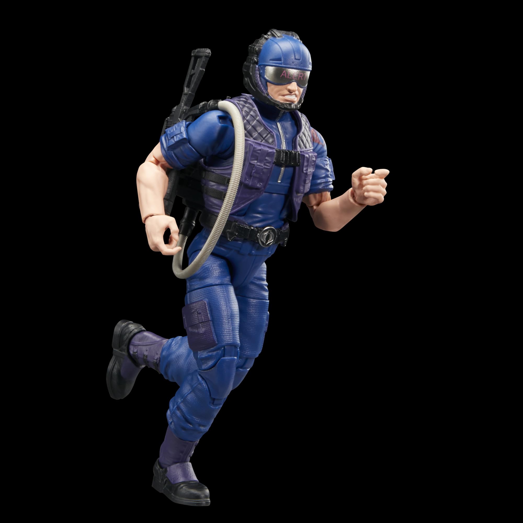 G.I. Joe Tele-Viper communipac replicates radio equipment for imaginative missions.