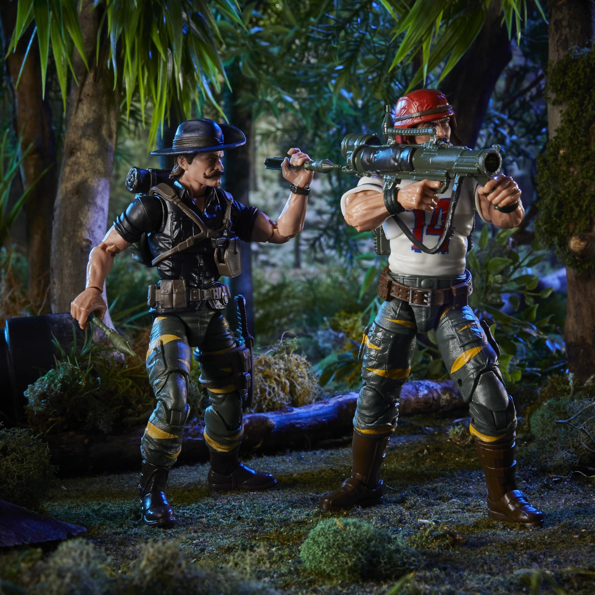 G.I. Joe Classified Tiger Force Bazooka display stand compatible