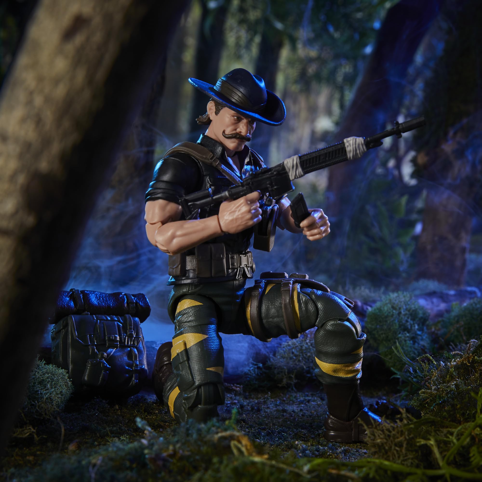 G.I. Joe Tiger Force Recondo artwork on packaging for collectors.
