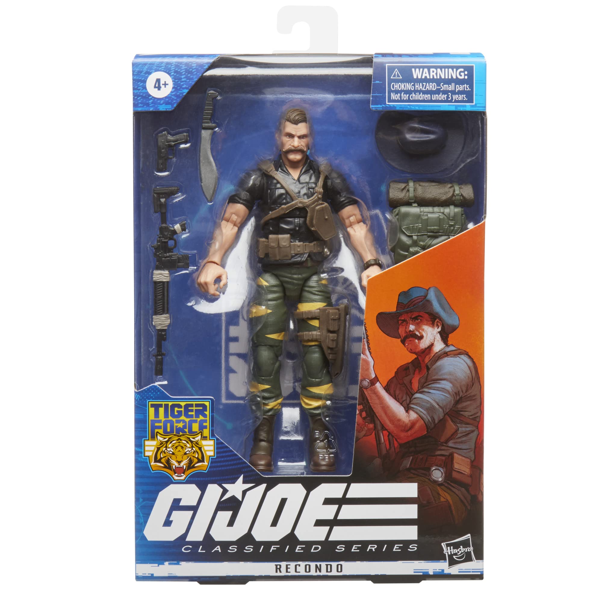 G.I. Joe Recondo figure with machete for action-ready play.