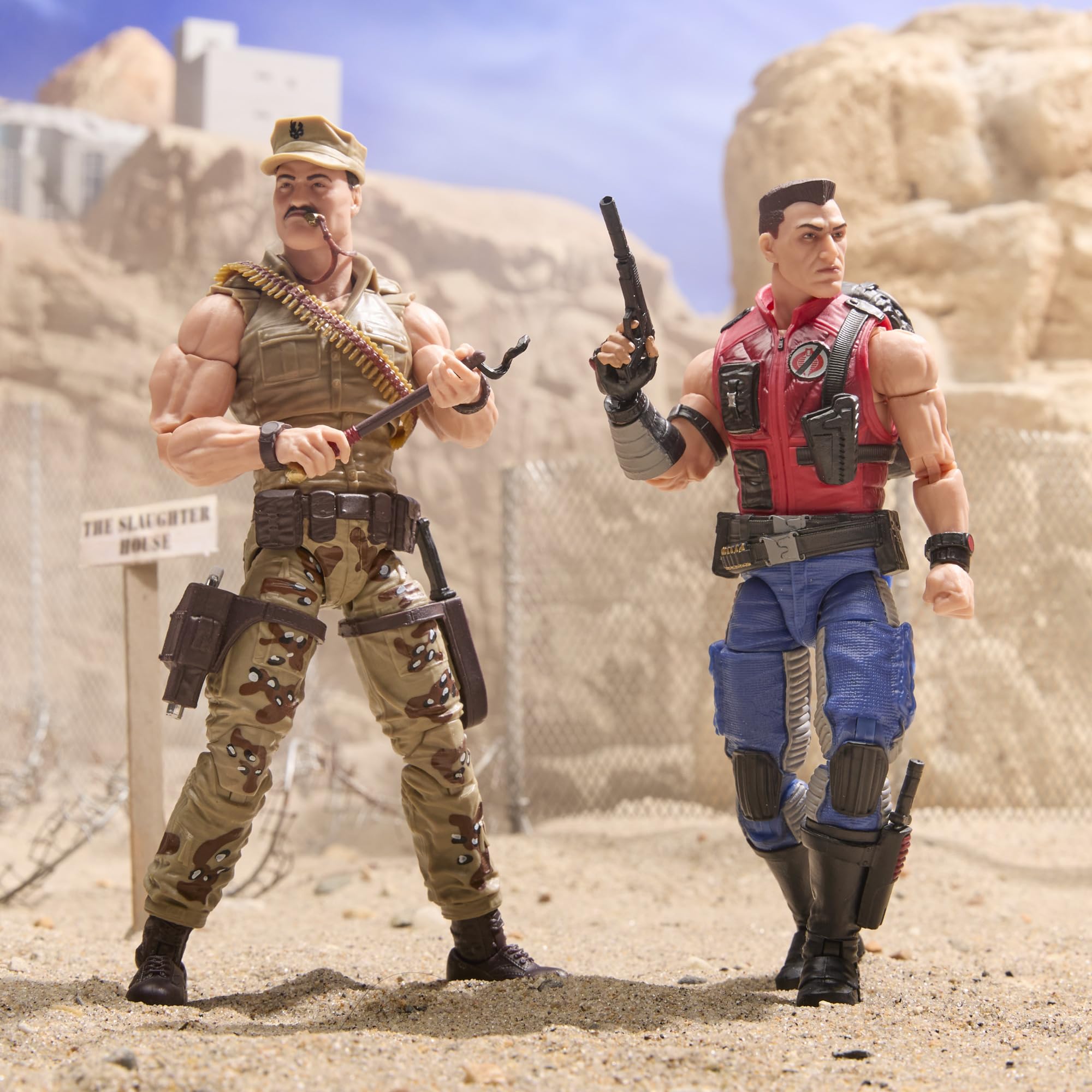 G.I. Joe Classified figure windowed packaging showcases artwork and accessories.