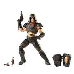 G.I. Joe Classified Zartan figure in dynamic 6-inch pose for display
